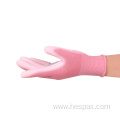 Hespax Cheap Hand Gloves PU Palm Dipped Agriculture